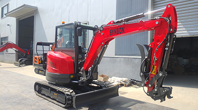 Export of small excavators to the North American market