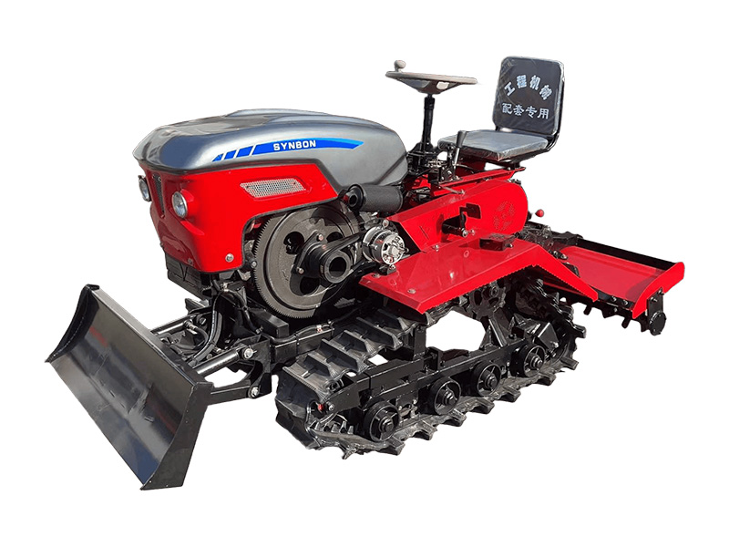 25HP dry land crawler rotary cultivator