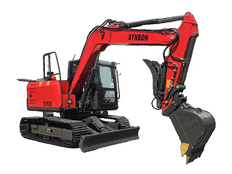 SYNBON 7.5 Ton Small Crawler Excavator SY608